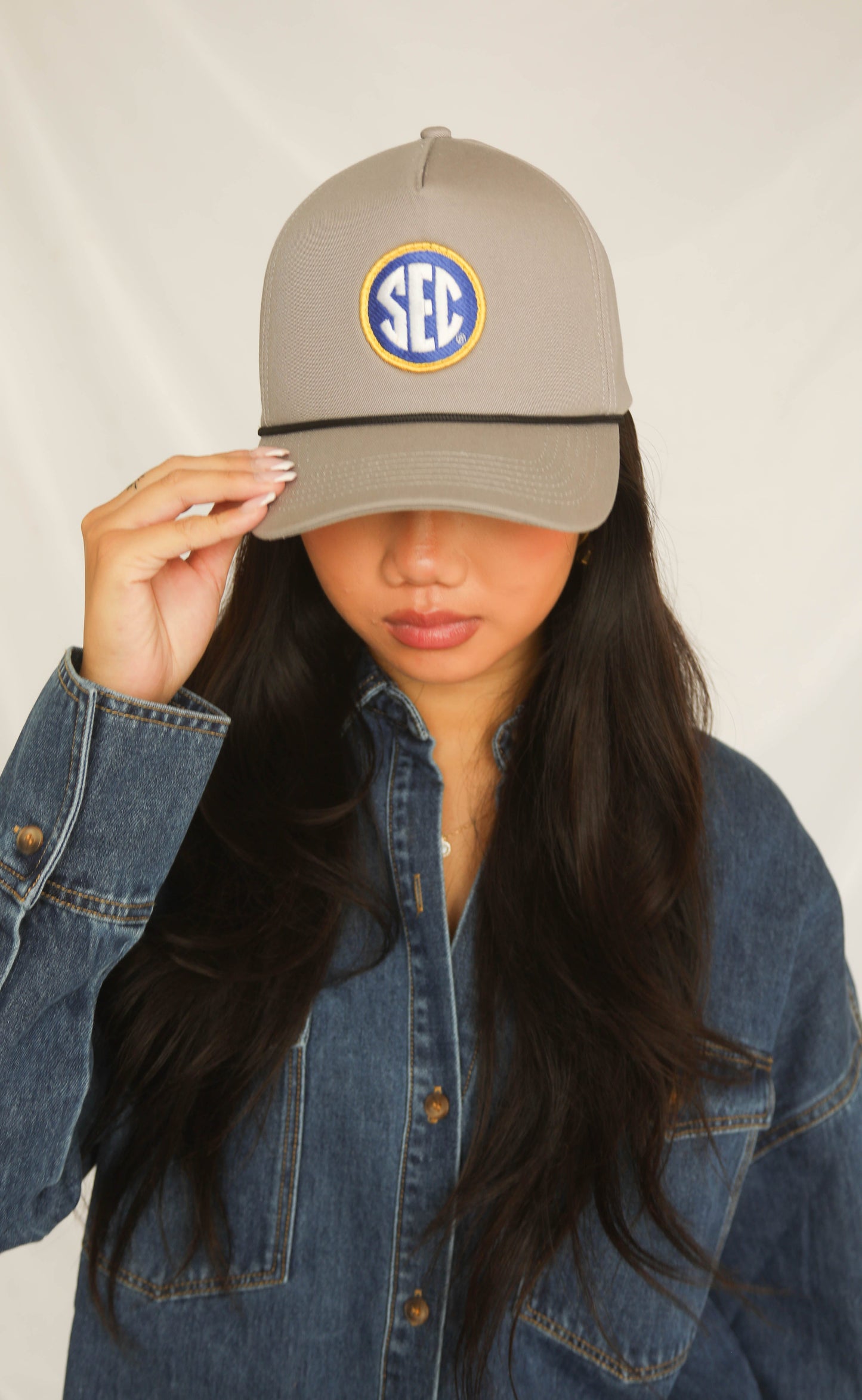 charlie southern: sec rope trucker hat - grey