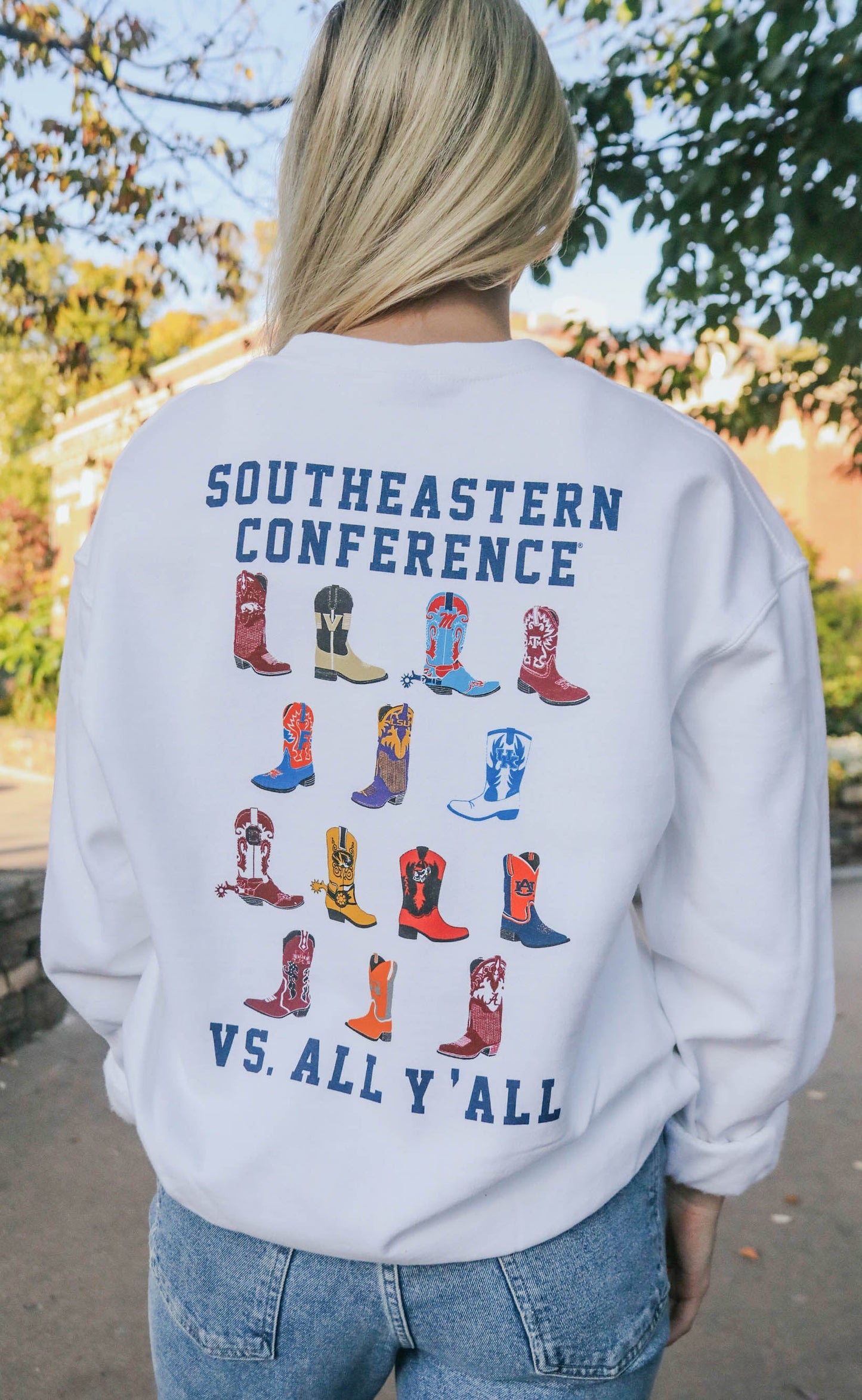charlie southern: sec boot sweatshirt