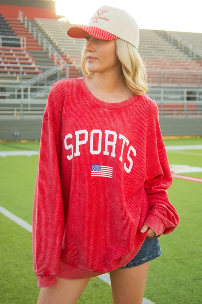 friday + saturday: sports flag cord