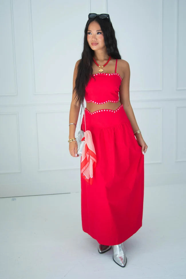 classic crush studded scallop set