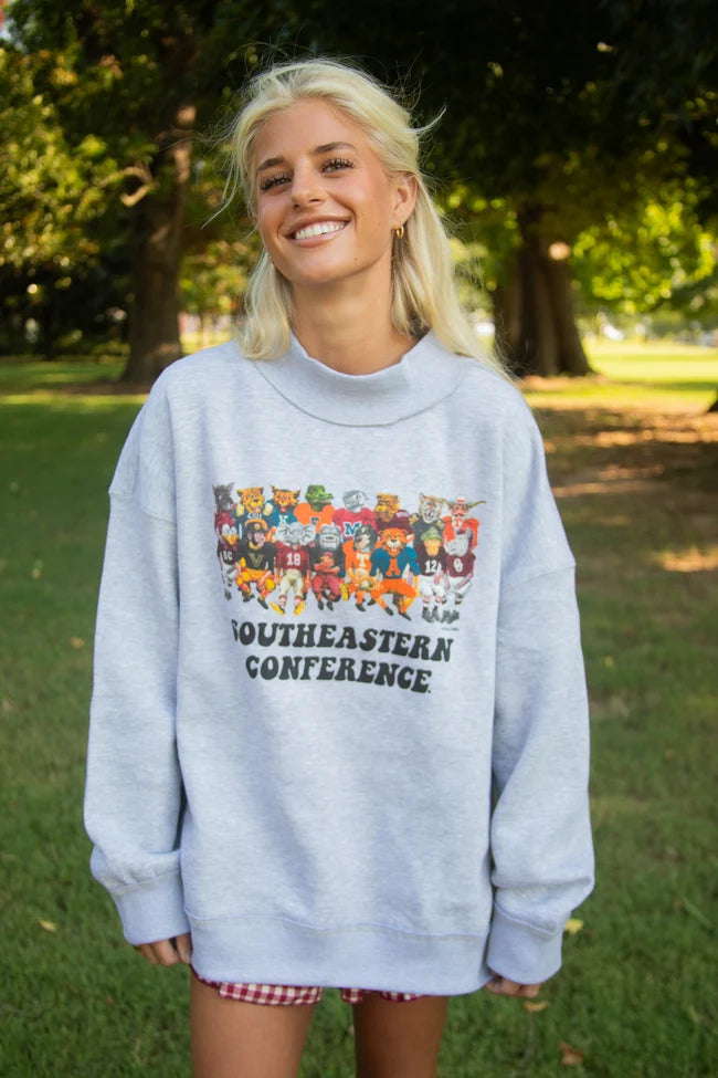 charlie southern: sec family mock neck