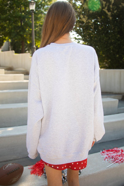 charlie southern: go hogs cheerleader sweatshirt