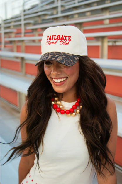 charlie southern: tailgate social club trucker - cheetah