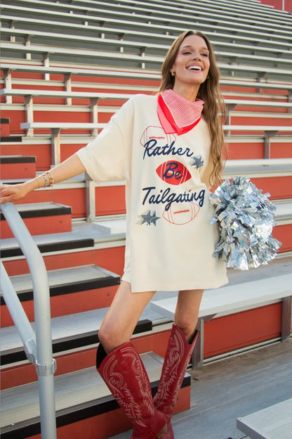friday + saturday: rather be tailgating tee