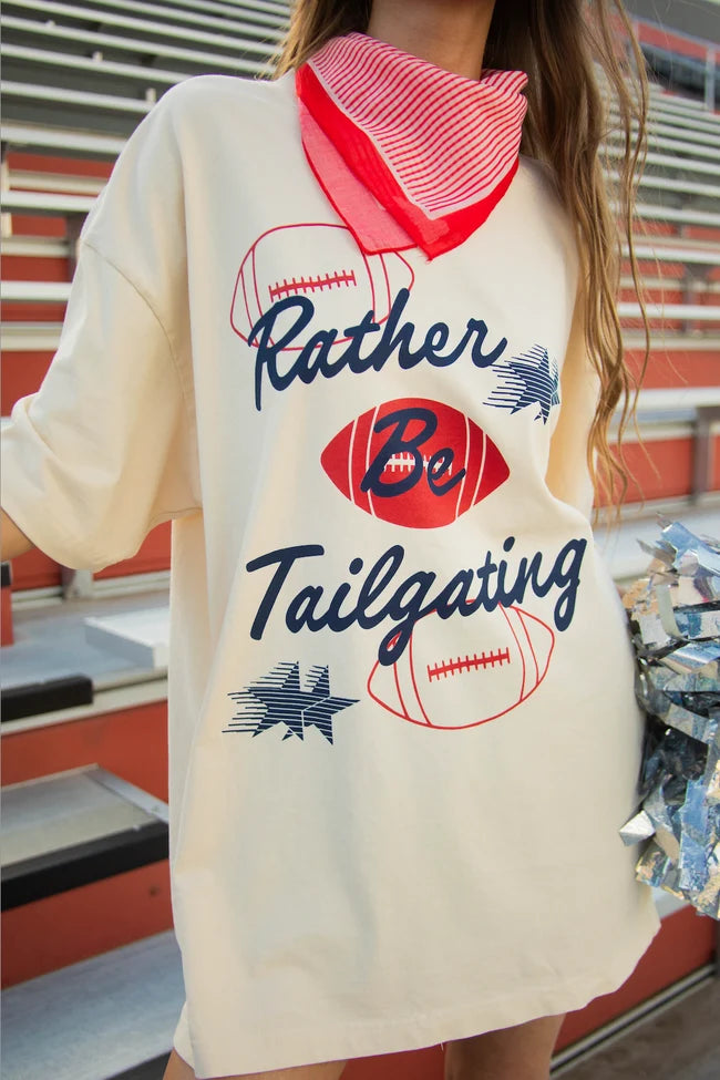 friday + saturday: rather be tailgating tee