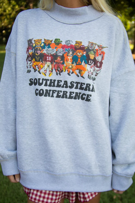 charlie southern: sec family mock neck