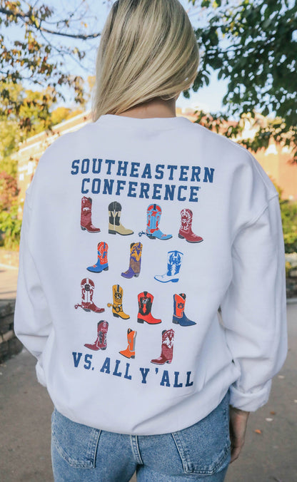 charlie southern: sec boot sweatshirt